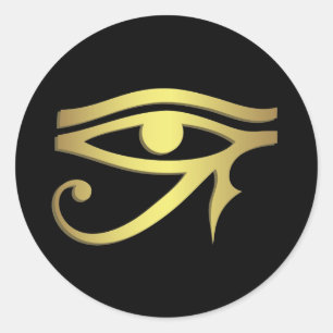 Eye of horus classic round sticker
