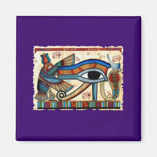 EYE OF HORUS Egyptian Art Magnet Collection (Front)