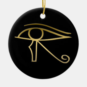 Eye of Horus Egyptian symbol Ceramic Ornament