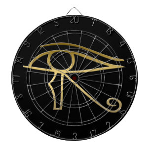 Eye of Horus Egyptian symbol Dartboard