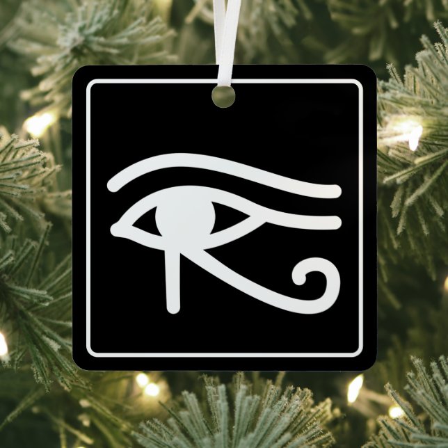 Eye of Horus Egyptian Symbol  Metal Ornament (Insitu)