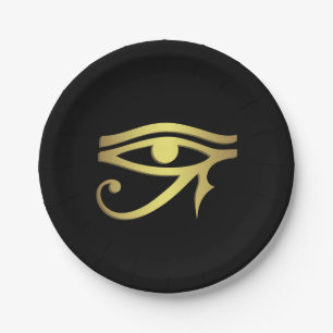 Eye of horus Egyptian symbol Paper Plate