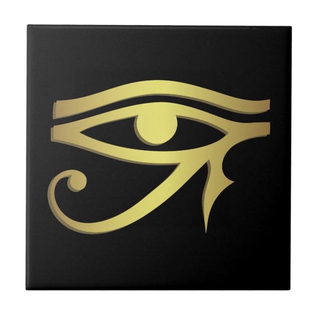 Eye of horus Egyptian symbol Tile (Front)