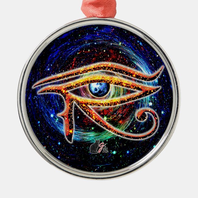 Eye Of Horus Metal Ornament (Front)
