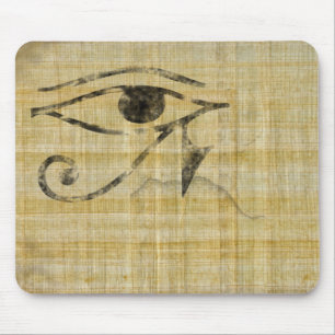Eye of Horus on Papyrus Mouse Pad