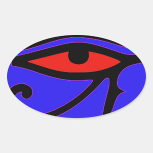 Eye of Horus Oval Sticker