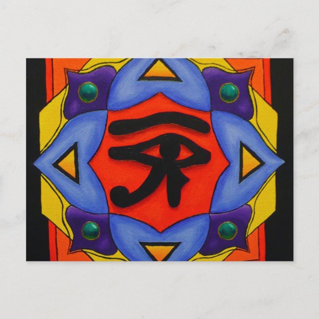 Eye Of Horus Postcard (Front)