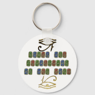Eye of Horus Protection Keychain