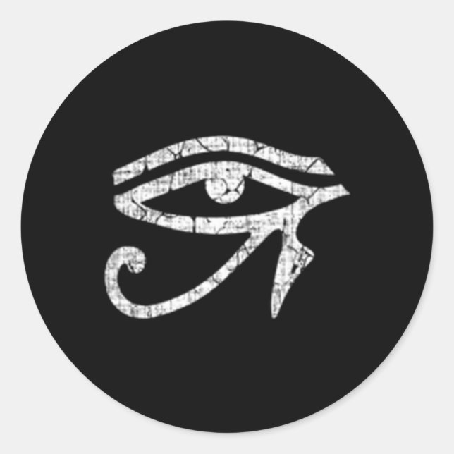 Eye Of Horus Ra Classic Round Sticker (Front)