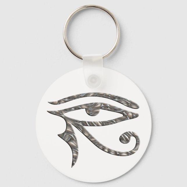 Eye Of Horus - SILVER Keychain (Front)