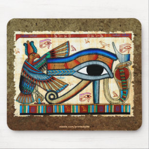 EYE OF HORUS, WADJET Egyptian Mousepad