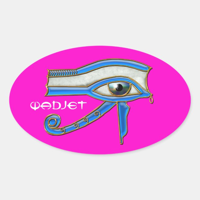 EYE OF HORUS Wedjit Wadjet Egyptian Art Stickers (Front)