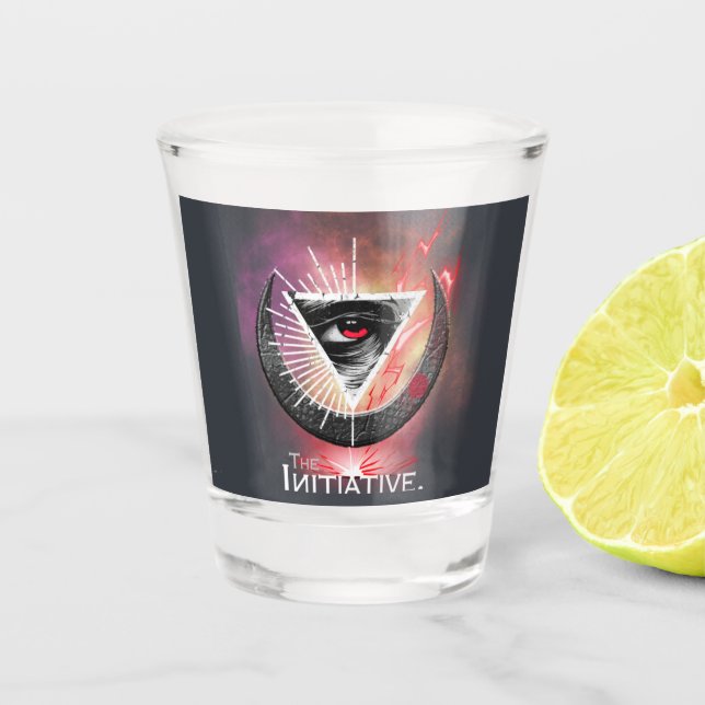Eye Of Initiative Cosmic Basic  Shot Glass (Front)