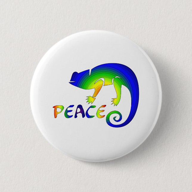 Eye Of Newt Peace 2 Inch Round Button (Front)