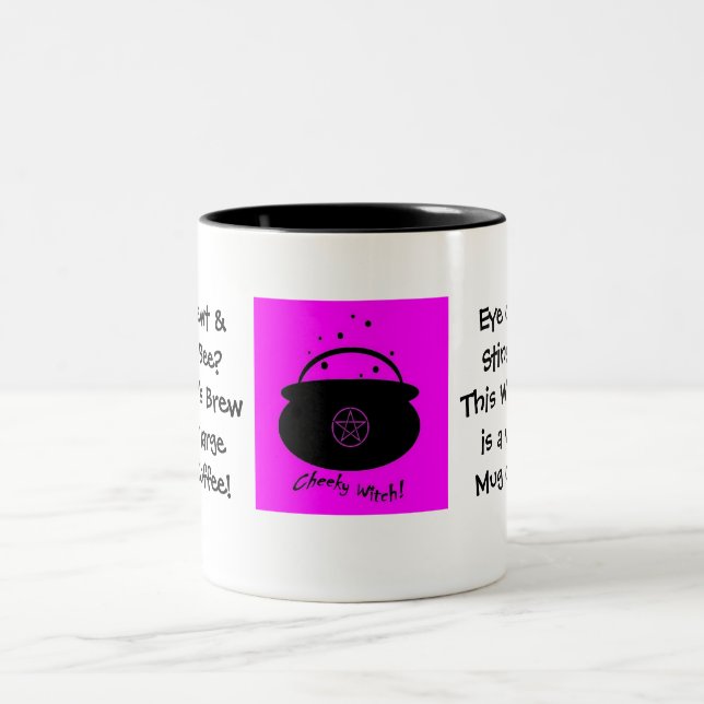 Eye of Newt.. Witch's Brew... Coffee Two-Tone Coffee Mug (Center)