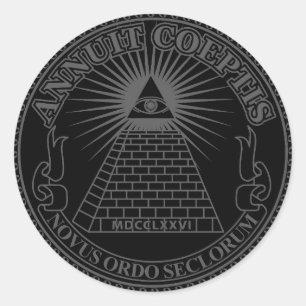 Eye of Providence 2 Classic Round Sticker