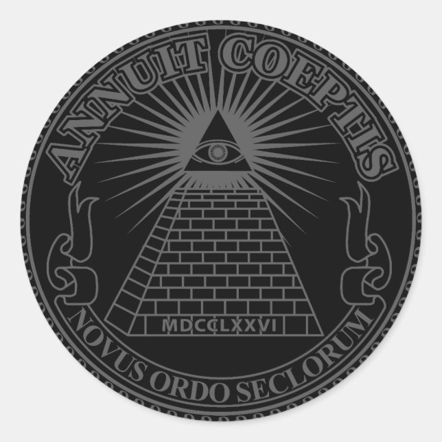 Eye of Providence 2 Classic Round Sticker (Front)