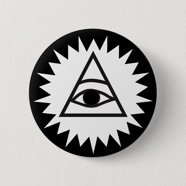 Eye of Providence 2 Inch Round Button (Front)
