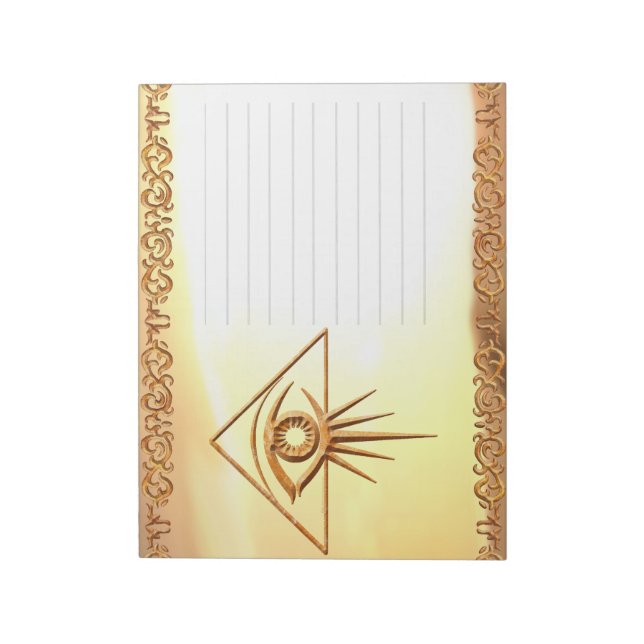Eye of Providence Lined Notepad (Rotated)