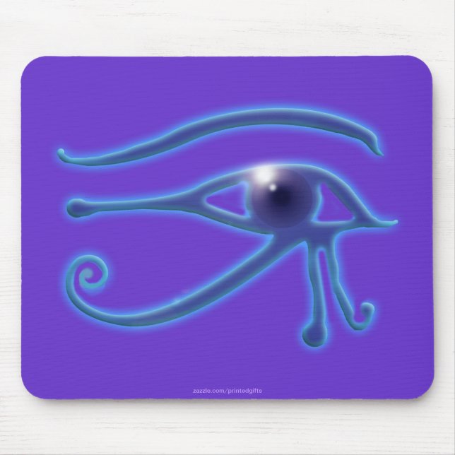 Eye of Ra Ancient Egyptian Wadjet Symbol Mouse Pad (Front)