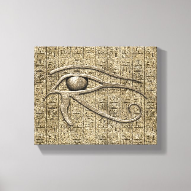 Eye Of Ra Canvas Print (Front)