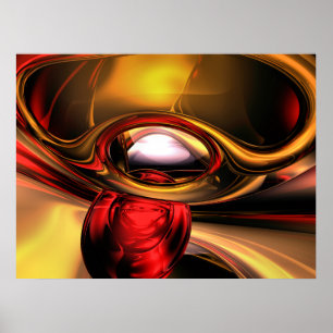 Eye of the Gods Abstract Poster