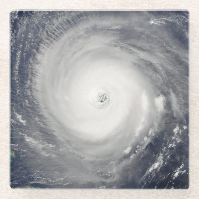 Eye of the Hurricane Glass Coaster (Front)