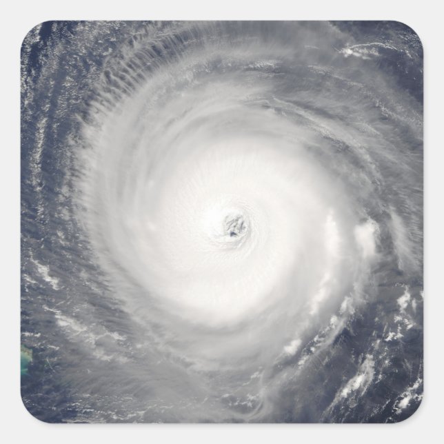 Eye of the Hurricane Square Sticker (Front)