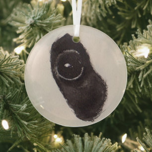 Eye of the Panda – Gaze Collection Glass Ornament