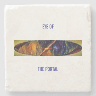 Eye of the Portal Stone Coaster