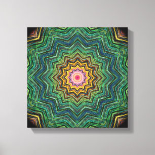 Eye of the Star Kaleidoscope Canvas Print