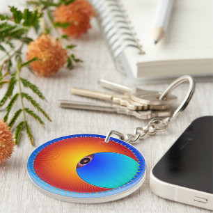 Eye Of The Sun Keychain