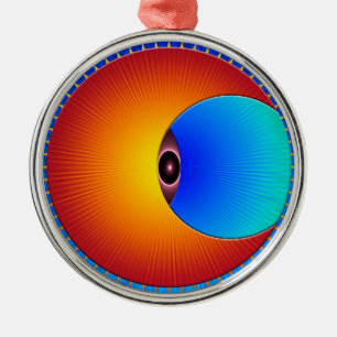 Eye Of The Sun Premium Ornament