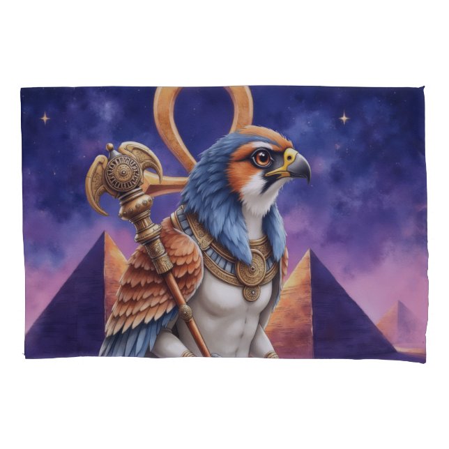 Eye of the Sun – The Eternal Falcon of the Desert  Pillowcase (Front)
