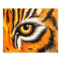 Eye of the Tiger 8x10 Print art by Noel Estes