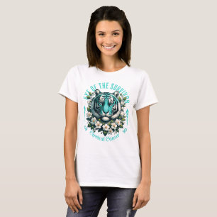 Eye of the Tiger Survivor Cervical Cancer T-Shirt