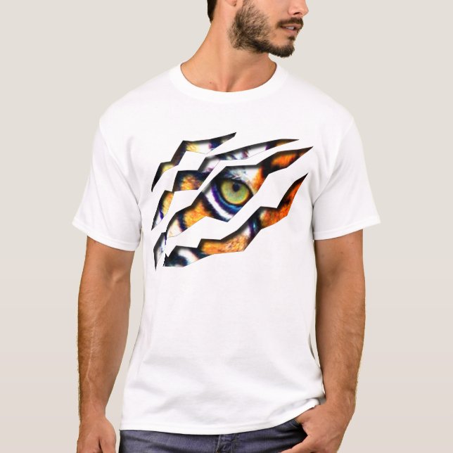 Eye Of The Tiger Tear Through Tee (Front)
