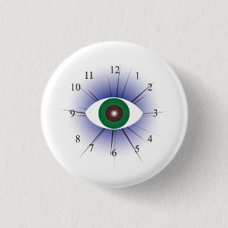 Eye of Time 1 Inch Round Button
