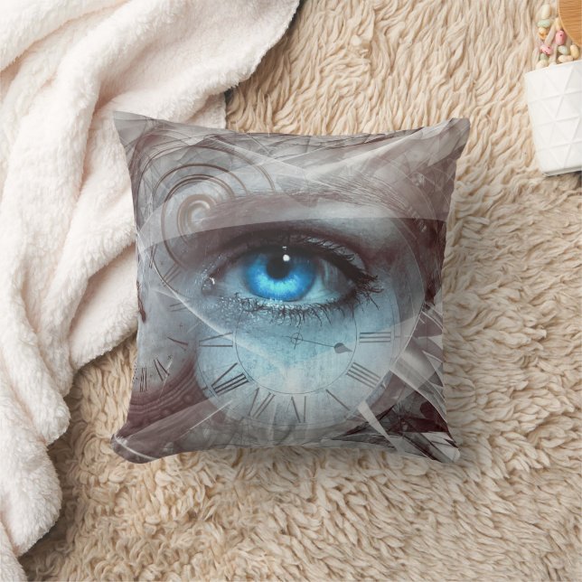 Eye of time throw pillow (Blanket)