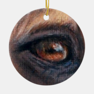 Eye of Tres Ceramic Ornament