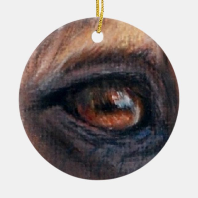 Eye of Tres Ceramic Ornament (Front)