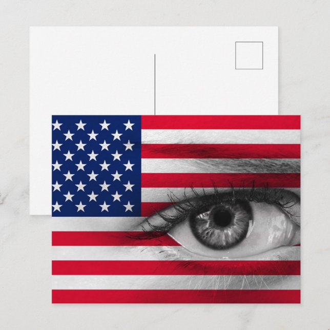Eye of USA Postcard (Front/Back)