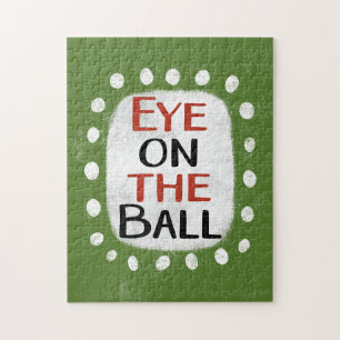 Eye On The Ball Jigsaw Puzzle