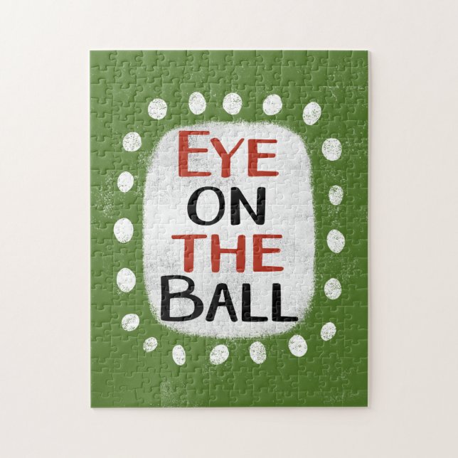 Eye On The Ball Jigsaw Puzzle (Vertical)