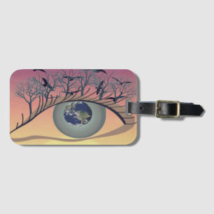 Eye on the World – Nature & Earth Art  Luggage Tag