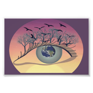Eye on the World – Nature & Earth Art Photo Print