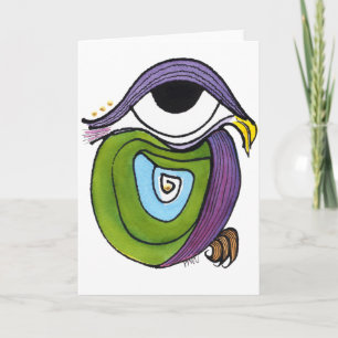 Eye, Parrot Notecard