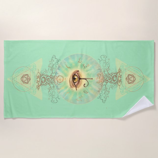 Eye see you - Alchemy magic Beach Towel (Front)