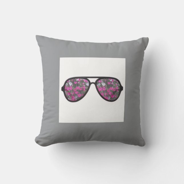 Eye See You Sunglasses Designed Pillow (Front)
