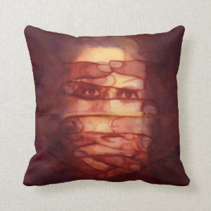 Eye Shadow Throw Pillow